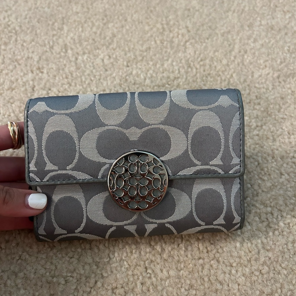 Grey Coach Wallet
